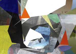 Geometrische Naturcollage