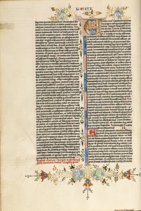 Geschmückte Initiale V