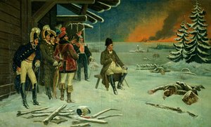 Napoleon bei Maly Jaroslawetz von Stefan Vladislavovich Bakalowicz