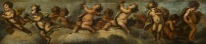 Putti beim Spielen von Stefano (after) Magnasco