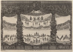 Sesta Scena di Tutto Cielo von Stefano Della Bella after Alfonso Parigi II