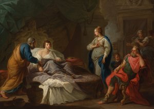 Antiochus sehnt sich nach Stratonice, ca. 1740