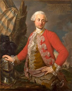 Porträt von Joseph de Saint Étienne Borne, Comte de Saint Sernin, Königlicher Polnischer und Kurfürstlich Sächsischer Kammerherr, Hauptmann der Garde und Generaladjutant der Infanterie, 1755