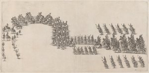 Eine Prozession von sechzig Reitern und Fackelträgern, 1652