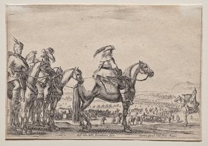 Ein Feind auf dem Vormarsch von Stefano della Bella