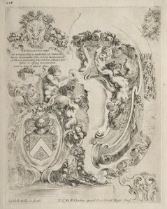 Sammlung verschiedener Capricen und neuer Entwürfe von Kartuschen und Ornamenten: Nr. 2