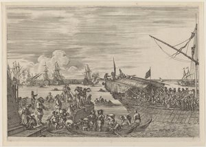 Abfahrt eines Schiffes von Stefano della Bella