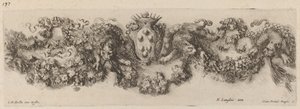 Festoon mit Medici-Wappen von Stefano della Bella