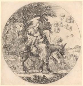 Flucht nach Ägypten von Stefano della Bella