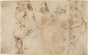 Vier Reiter von Stefano della Bella