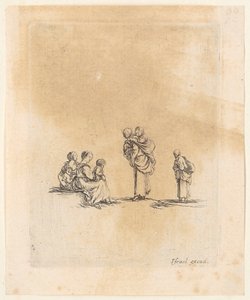 Frauen und Kinder von Stefano della Bella