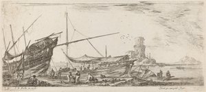 Hafenansicht, 1644
