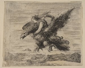 Jupiter und Ganymed, aus Spiel der Mythologie, 1644