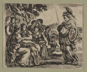 Die neun Musen, 1644 von Stefano della Bella