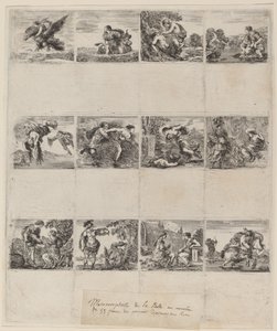 Mythologische Spielkarten von Stefano della Bella