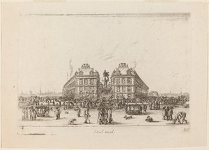 Place Dauphine von Stefano della Bella