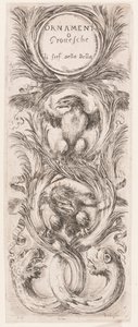 Teller, aus der Serie Ornamenti o grottesche