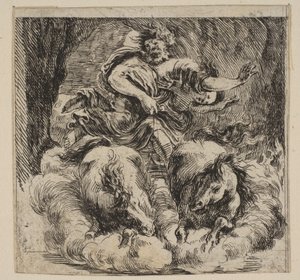 Proserpina, aus Spiel der Mythologie Jeu de la Mythologie, 1644 von Stefano della Bella