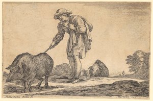 Schweinehirt von Stefano della Bella