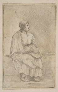Sitzender Geistlicher von Stefano della Bella