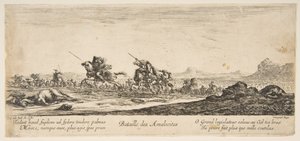 Die Schlacht der Amalekiter, ca. 1645-52 von Stefano della Bella