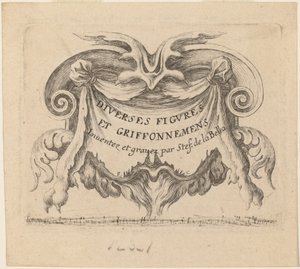 Titelseite für Diverses Figuren und Kritzeleien, 1646 von Stefano della Bella