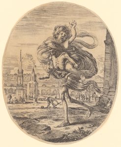 Tod trägt ein Kind auf dem Rücken von Stefano della Bella