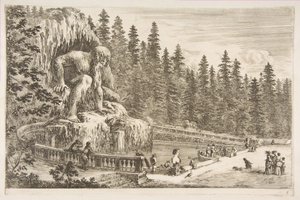 Villa von Pratolino: Der Appennino, ca. 1653