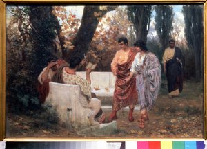 Der römische Dichter Catullus liest sein Gedicht von Stepan Vladislavovich Bakalovich