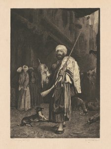 Der Altkleiderhändler, Kairo von Stephen James Ferris, after Jean Léon Gérôme