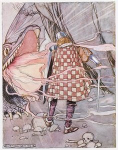 Illustration für Siegfried den Drachentöter