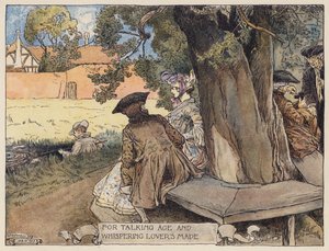 Illustration für Das verlassene Dorf von Oliver Goldsmith