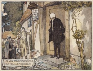 Illustration für Das verlassene Dorf von Oliver Goldsmith von Stephen Reid