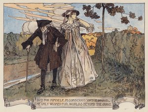 Illustration für Das verlassene Dorf von Oliver Goldsmith