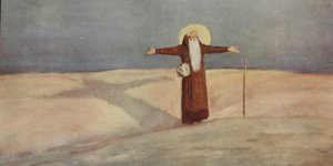 Heiliger Antonius in der Wüste, Illustration aus 