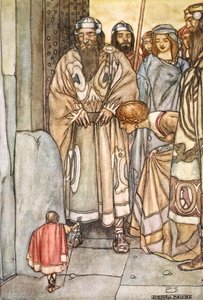 Sie zogen alle hinaus, Lords und Ladies, um den kleinen Mann zu sehen von Stephen Reid