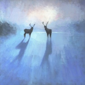 Majestätische Winterhirsche von Steve Mitchell