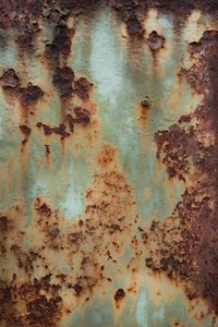 Verwitterte Rostpatina