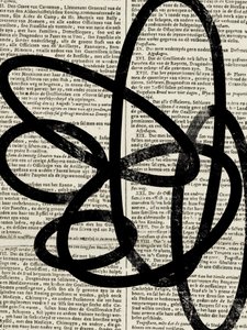 Abstrakte Textlinien
