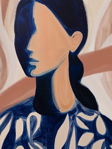 Elegantes blaues Profil von Studio Palette