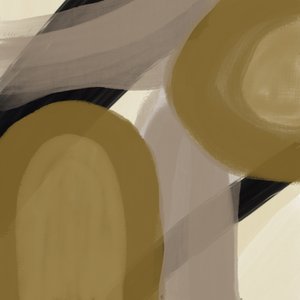 Goldene organische Formen