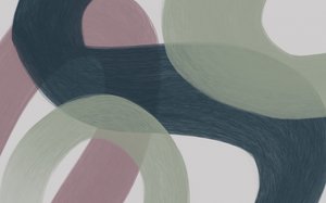 Organische abstrakte Kurven von Studio Palette