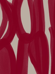 Rote abstrakte Linien