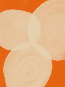 Ruhige orange Formen