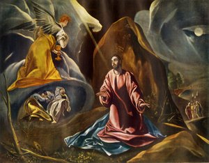 Die Agonie im Garten Gethsemane, 1590er Jahre, 1946 von Studio of El Greco