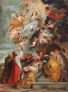 Mariä Himmelfahrt, wahrscheinlich Mitte der 1620er Jahre von Studio of Peter Paul Rubens