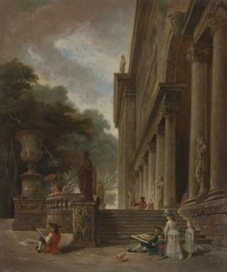 Kolonnade und Gärten des Medici-Palastes