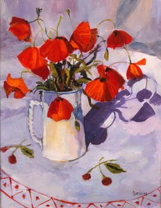 Sonnenbeschienene Mohnblumen, 2003