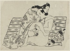 Erotische Darstellung (Hana ni Yosurukyo)