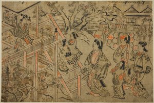 Besuch des Kiyomizu-Tempels von Sugimura Jihei